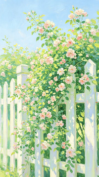 绿影与花光