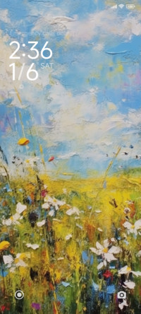 Oil painting Field