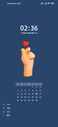 finger heart
