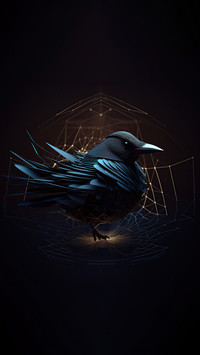 Creative Black Bird