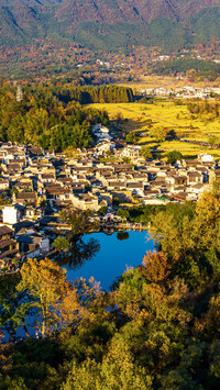 The countryside in chinese paintings