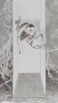 画家石荣强作品 旷野寂寥