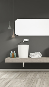 How to do a good job of separating dry and wet in the bathro