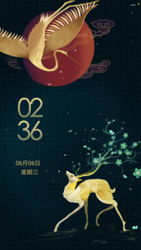 鹿鹤同春
