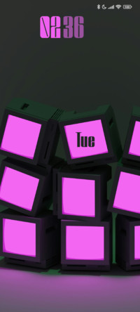 Purple Cubes