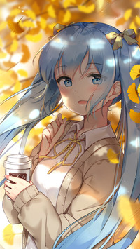 光影中的少女