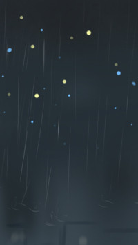 萌星球小薇雨中花