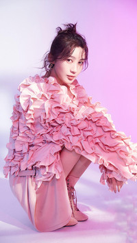 甜美可人的李菲儿
