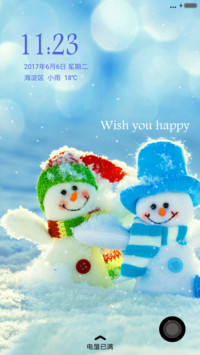 幸福雪人