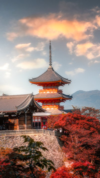 Why are japanese shrines often red in color