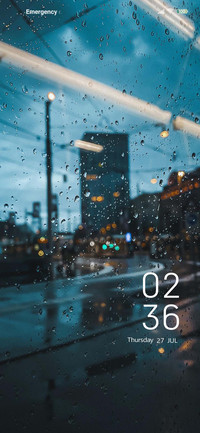 A rainy night