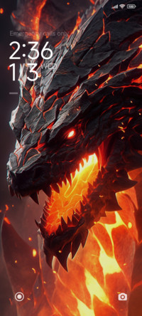 fiery dragon