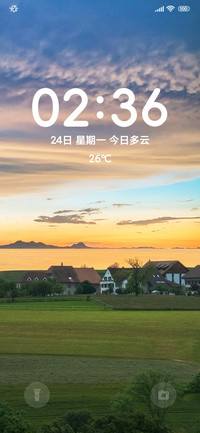 闲看云霞 清新简约