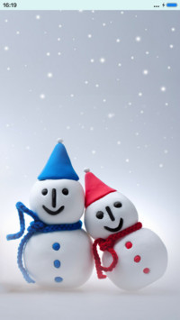 可爱雪人