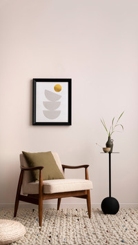 Interior design of harmonized living room