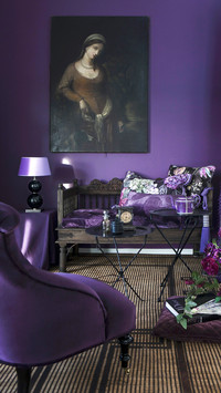 Selected purple classical home furnishings