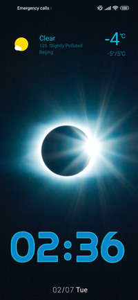 Space eclipse