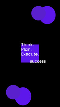 motivational quote wallpaper in dark black and blue colour.