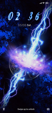 Blue electricwaves
