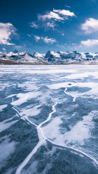 Frozen Chongbayong Lake