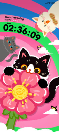 繁花遇萌猫 多排版