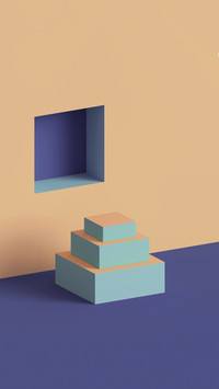 Minimalist abstract geometric creative wallpaper