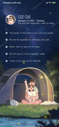 Camping Couple