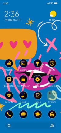 pop art lips