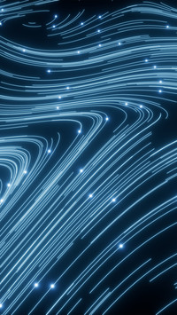 The technology shines with vertical lines