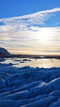 The dawn of the glacier