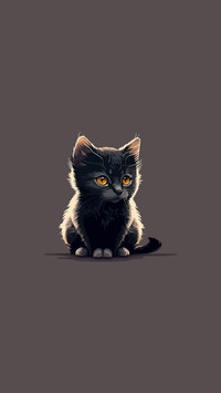 猫猫插画-拍信图库