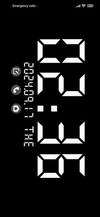 Black White Clock