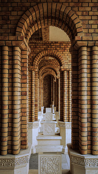 Heavy brick shadows