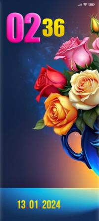 colorful roses