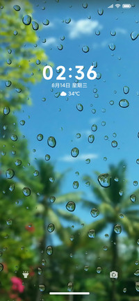 清新透明 简约水滴