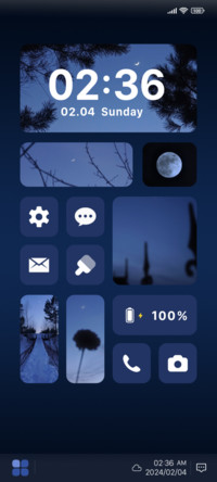 Bright moon