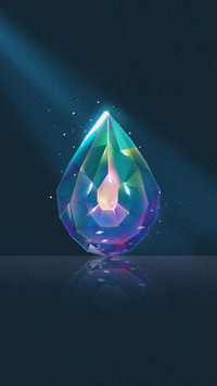 Sparkling Multicolored Diamonds