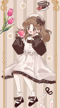 Retro Lolita girl