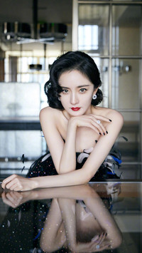 杨幂的复古造型太美了
