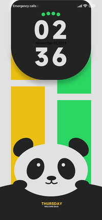White ink bamboo