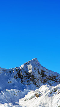The top of the mountains