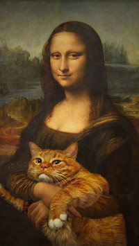  肥猫大闹名画