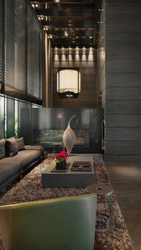Decoration design of large flat floor house type 95