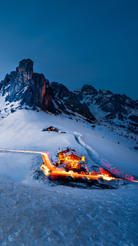 Entering the alps