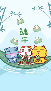 端午节卡通插画-锐景创意
