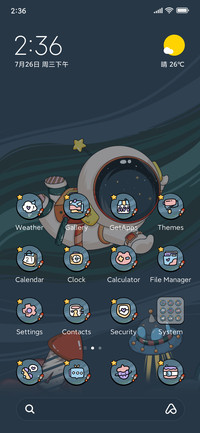 Trendy astronauts