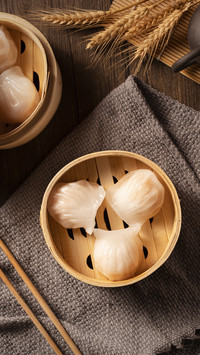 Crystal shrimp dumplings do this 25