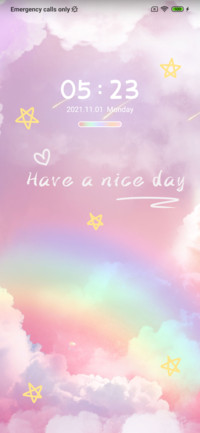 Wallpaper pink sky