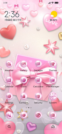 Romance in pink