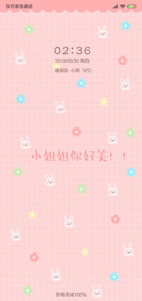 2平铺花花小兔兔